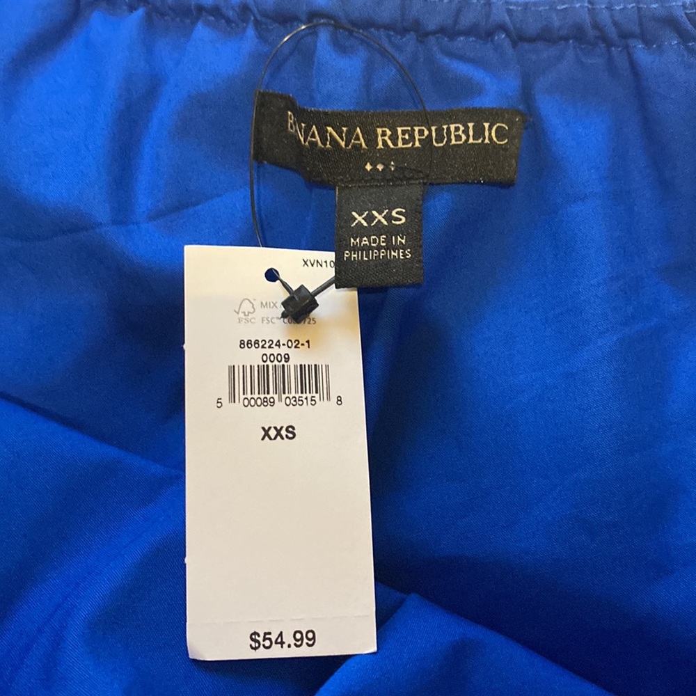 Brand New Banana Republic-XXS One Shoulder Ruffle Top - Picture 3 of 4